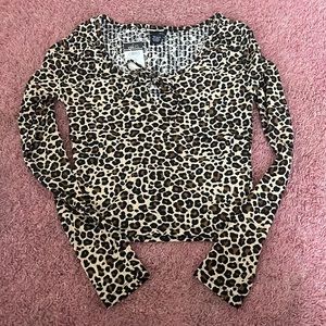 Size Small, Cheetah Print Long Sleeve, Never Worn